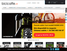 Tablet Screenshot of bicicaffe.it